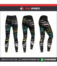 Black Zebra Women leggings 