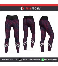 Maroon Arrows Women Leggings 