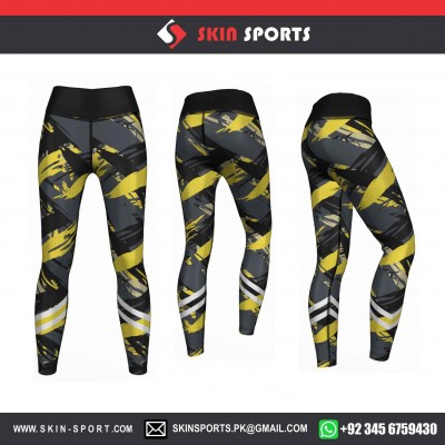 Neon Grey Splash  Women Leggings 