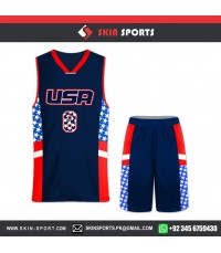 USA BLUE STARS BASKETBALL UNIFORMS
