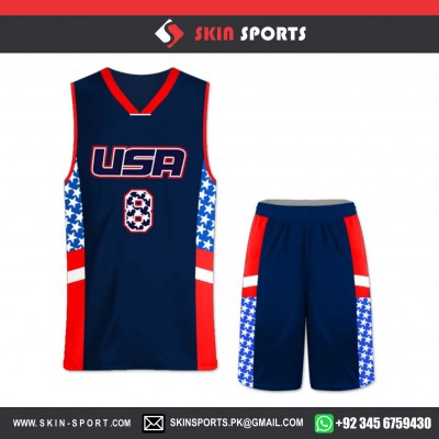 USA BLUE STARS BASKETBALL UNIFORMS