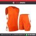 ORANGE WHITE  BASKETBALL UNIFORMS