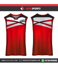 RED WHITE   BASKETBALL UNIFORMS