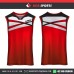RED WHITE   BASKETBALL UNIFORMS