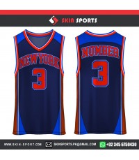 BROWN PANELS NAVY  BASKETBALL UNIFORMS