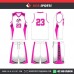 TEAM MVP PINK WHITE   BASKETBALL UNIFORMS