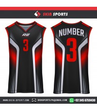 BLACK SIDE RANGES WITH WHITE ROWS  BASKETBALL UNIFORMS