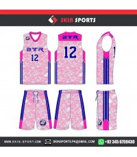 BTR PINK CAMO  BASKETBALL UNIFORMS