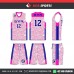 BTR PINK CAMO  BASKETBALL UNIFORMS