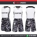 BLACK GREY TEXTURE  BASKETBALL UNIFORMS