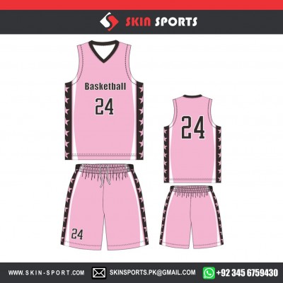 PINK STARS   BASKETBALL UNIFORMS