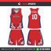 COSTA RICA CARTAGO RED NAVY  BASKETBALL UNIFORMS
