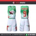 FALCON GREEN WHITE   BASKETBALL UNIFORMS