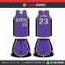 SACRAMENTO PURPLE BLACK  BASKETBALL UNIFORMS
