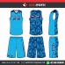 IMPERIAL BLACK BLUE  BASKETBALL UNIFORMS
