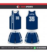 THUNDER 35 NAVY  BASKETBALL UNIFORMS