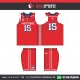 WESTSIDE RED   BASKETBALL UNIFORMS