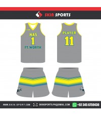 CUSMBL GREY  BASKETBALL UNIFORMS
