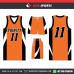 TRINITY ORANGE BLACK  BASKETBALL UNIFORMS