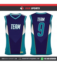 NAVY DOTS   BASKETBALL UNIFORMS