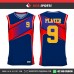 ROYAL RED PILLARS   BASKETBALL UNIFORMS 