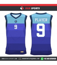 STEPED ROYAL   BASKETBALL UNIFORMS