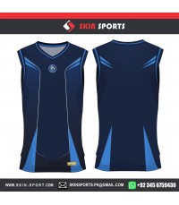 NAVY BASE BLUE STRIPES   BASKETBALL UNIFORMS