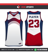 WHITE BED  BASKETBALL UNIFORMS