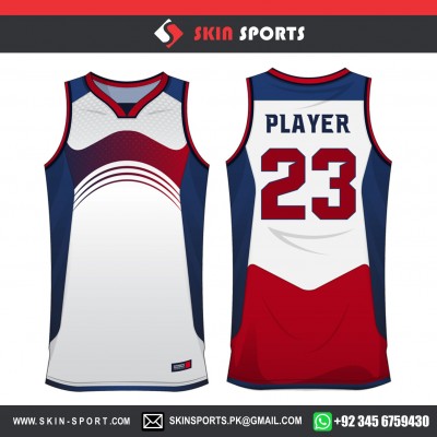 WHITE BED  BASKETBALL UNIFORMS