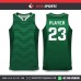 DARK GREEN LINES   BASKETBALL UNIFORMS