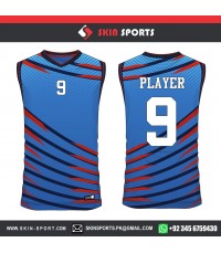 BABY BLUE DOTS   BASKETBALL UNIFORMS