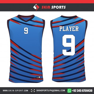 BABY BLUE DOTS   BASKETBALL UNIFORMS