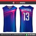 PINK BLUE LINED   BASKETBALL UNIFORMS