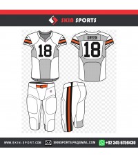 ORANGE BLACK  AMERICAN FOOTBALL UNIFORMS