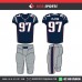 NAVY GREY  AMERICAN FOOTBALL UNIFORMS 
