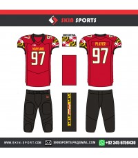 BIG RED PUZZLE   AMERICAN FOOTBALL UNIFORMS 