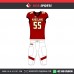 TERPS RED WHITE   AMERICAN FOOTBALL UNIFORMS 