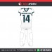 MICHIGAN STATE GROSS GREEN   AMERICAN FOOTBALL UNIFORMS 
