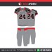 HAWK EYES GREY  AMERICAN FOOTBALL UNIFORMS 