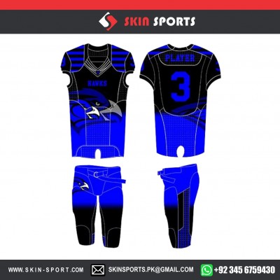 HAWKS ROYAL  AMERICAN FOOTBALL UNIFORMS