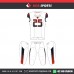 DISCIPLINE RED WHITE  AMERICAN FOOTBALL UNIFORMS