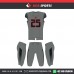 LOCK THE GATE GREY BLACK  AMERICAN FOOTBALL UNIFORMS